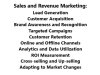 Sales and Revenue Marketing