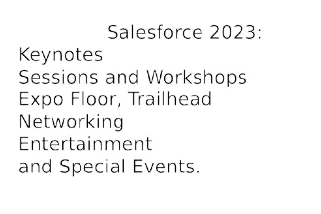 Salesforce 2023